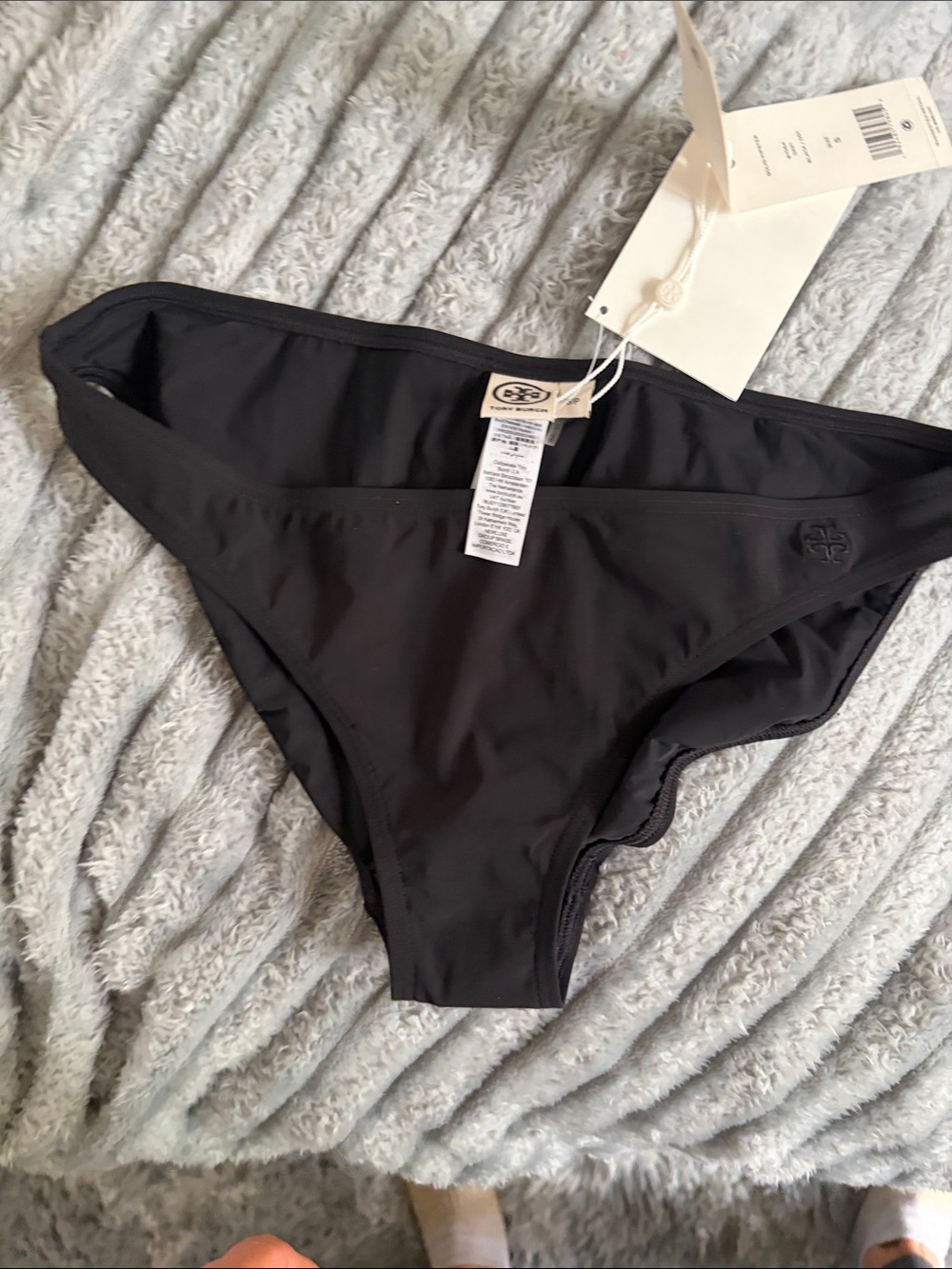 Tory Burch Black Classic Bikini Bottom